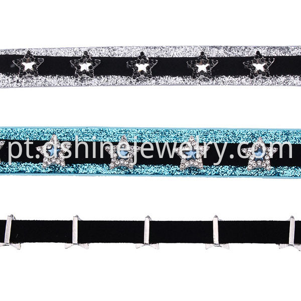 Crystal Beads Star Charm Choker